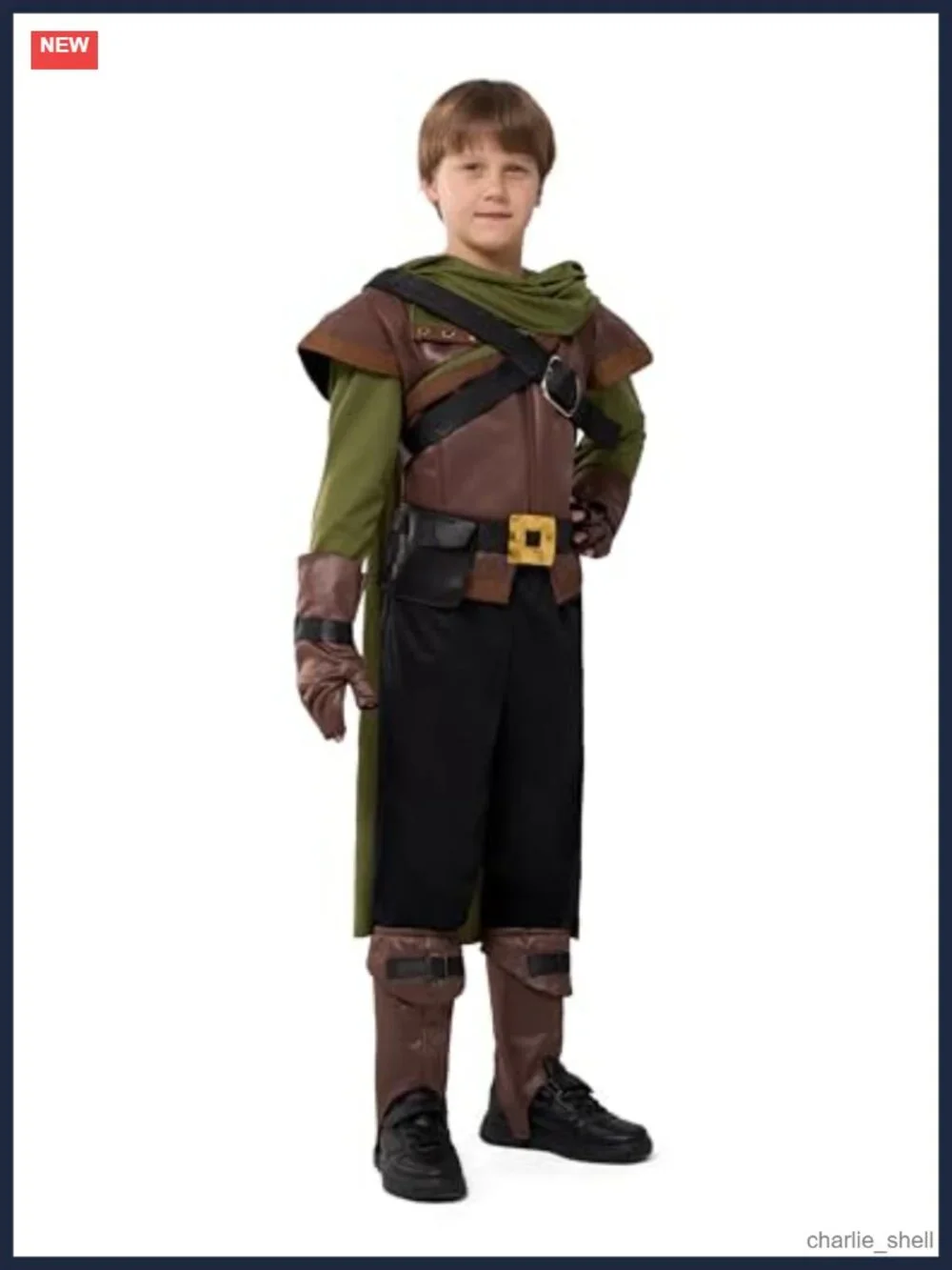 Boys Robin Hood Costume Set Medieval Renaissance Dress Up